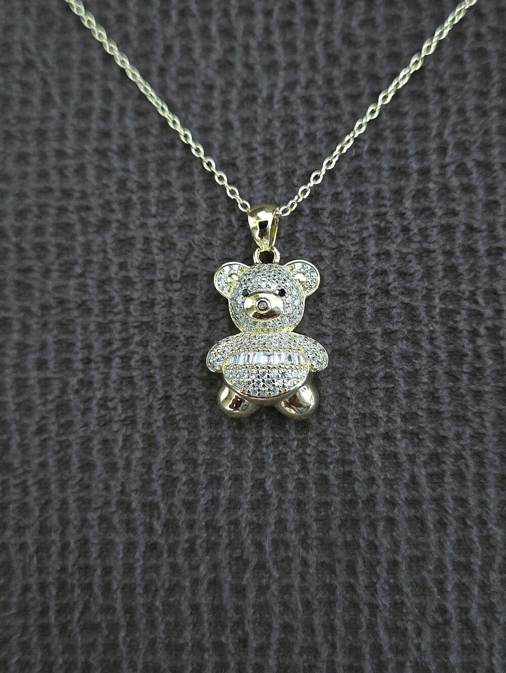 Cote d'Argent Gold💛 Teddybear🧸 Pendant Necklace - NWT